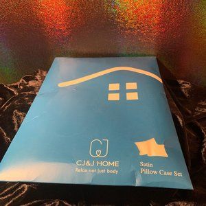 Pair of King Size Satin Pillow Cases